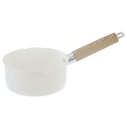 セラミック IH 雪平鍋 16cm スノーホワイト デイズセラティ ND-6751