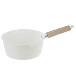 セラミック IH 雪平鍋 20cm スノーホワイト デイズセラティ ND-6753