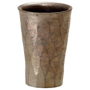 MR-30-5672 [信楽焼 へちもん 富田正の器 「銀花幽玄」 フリーカップ 紫窯変金華]