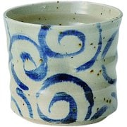 MR-3-3195 [信楽焼 へちもん オールド 呉須丸]