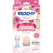 ミセスロイドフローラル 引き出し用 24個入 1年防虫 フローラルブーケの香り [衣類用防虫剤 消臭 防カビ 黄ばみ防止]