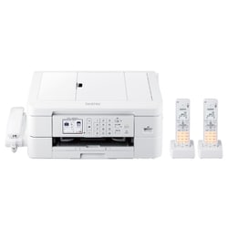 A4インクジェット複合機 PRIVIO（プリビオ） Wi-Fi FAX 自動両面 レーベル 電話機 子機2台 MFC-J939DWN