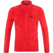 フュージョン ライン ロフト ジャケット FUSION LINES LOFT JKT M MIV8851 RED-ROUGE 0335 Mサイズ(日本：Lサイズ) [アウトドア フリース メンズ]