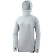 ワッフル ウール フーディ レディース カットソー HEATHER GREY(4809) XS-Sサイズ(日本:S-Mサイズ) MIV01914