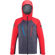 トリロジー Vアイコン デニム ジャケット MIV9283 9562 DARK DENIM/ROUGE Sサイズ(日本：Mサイズ) [アウトドア 防水ジャケット メンズ]