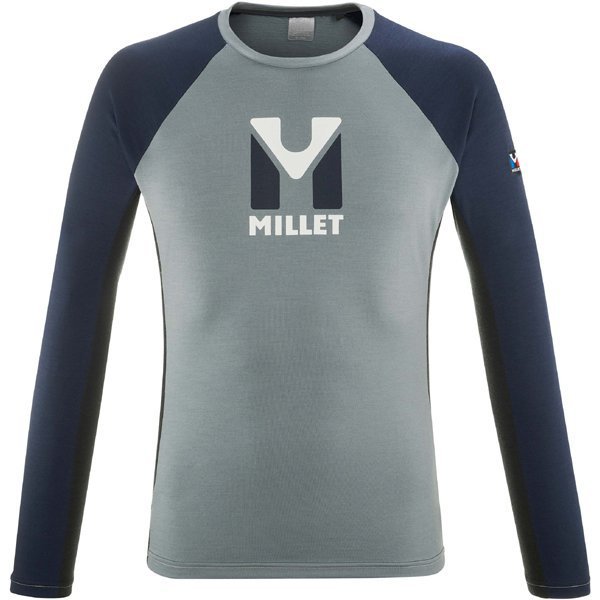 MILLET ミレー 胸プリント レイヤー 半袖 メンズ XL 登山用品 | www