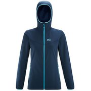 シュクサン III フーディ MIV9171 7317 SAPHIR Lサイズ(日本：XLサイズ) [アウトドア ソフトシェルジャケット レディース]