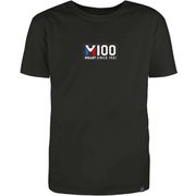 M100 Tシャツ ショートスリーブ M100 TS SS M MIV9317 BLACK-NOIR 0247 XSサイズ(日本：Sサイズ) [アウトドア カットソー メンズ]