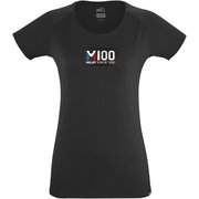 ウィメンズ M100 Tシャツ ショートスリーブ M100 TS SS W MIV9320 BLACK-NOIR 0247 Mサイズ(日本：Lサイズ) [アウトドア カットソー レディース]