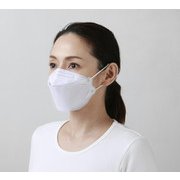 4層立体構造マスク 「Kマスク」 白 25枚組 FLa25752