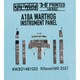 KW3D1481023 1/48 3Dデカールシート A-10AサンダーボルトII 計器盤パネル [プラモデル用品]