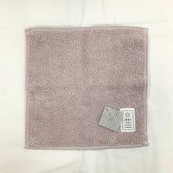 ベルベットカラー タオルチーフ ピンク