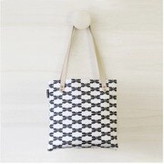 バッグ PERHONEN 蝶 ブラック 32×60cm S430B