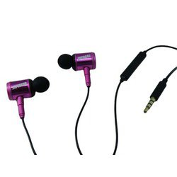 マイク＆リモコン付き イヤホン ピンク JE-MIC-HYPER-Z-P