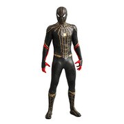 ムービー・マスターピース スパイダーマン： ノー・ウェイ・ホーム スパイダーマン （ブラック＆ゴールドスーツ版） [塗装済可動フィギュア 全高約290mm 1/6スケール]
