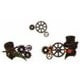 フェイスシール アイシャドウシリーズ Steampunk [パーティーグッズ]