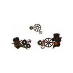 フェイスシール アイシャドウシリーズ Steampunk [パーティーグッズ]