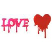 フェイスシール リアル涙シリーズ LOVE [パーティーグッズ]