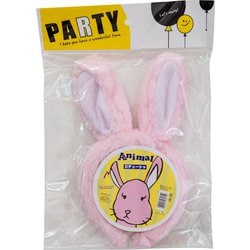 animal カチューシャ ピンクうさぎ [パーティーグッズ]