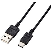 USB Type-Cケーブル 極細 1.0m ブラック MPA-ACX10BK