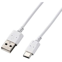 USB Type-Cケーブル 極細 1.5m ホワイト MPA-ACX15WH