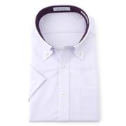 LES MUES 半袖 ノンアイロンクール ボタンダウンシャツ レギュラーフィット DAY682-1 4L