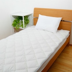 SN Fresh PRO ウォッシャブルベッドパッド セミダブル ホワイト 22411-21917/992WH