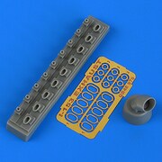 QIC48979 1/48 ディティールアップパーツ I-153 チャイカ 排気管 （ICM用） [プラモデル用パーツ]