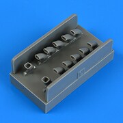 QIC48980 1/48 ディティールアップパーツ Il-2 シュトルモビク 排気管 （ズべズダ用） [プラモデル用パーツ]