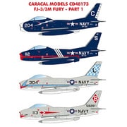 CD48173 1/48 エアクラフト用デカール アメリカ海軍 FJ-3フューリー パート1 [プラモデル用品]