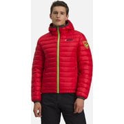 VERGLAS HERO HOOD JKT RLJMJ83KNN 316 NEON RED Mサイズ [スキー ミドルウェア メンズ]