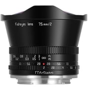 7.5mm f/2 E （B） [TTArtisan 7.5mm f/2 C Fisheye ソニーEマウント・APS-C ブラック 単焦点 魚眼レンズ]