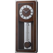 プライムフィールド 電波掛け時計 茶 4MN522RH06