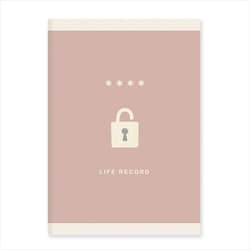 ライフレコードノート パスワード 1冊 230025-53