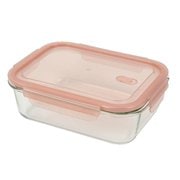 HB-5962 [ディッシュプラス 耐熱ガラスバルブ付保存容器長方形1400ml]
