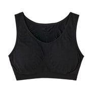 RZ1155 RIZAP UNDERWEAR レディース ハーフトップ ブラック Lサイズ