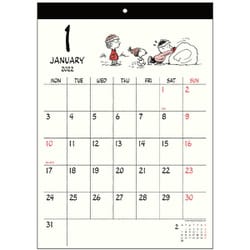 ヨドバシ Com S ウォールカレンダーシンプル スヌーピー 22年1月 22年12月 通販 全品無料配達