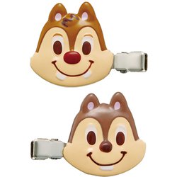 ダイカット前髪クリップ チップ＆デール 2個入 CLFH1