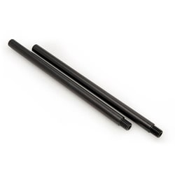 10インチロッドエクステンション（オス/メス） ブラック 2本セット Z-BRE-M10