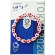 ヘアタイ Tokyo2020オリンピック クレナイ1 HT-OL-2 [キャタピーヘアタイ(ヘアゴム)  Tokyo2020オリンピック 紅１]