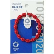 ヘアタイ Tokyo2020オリンピック クレナイ2 HT-OL-13 [キャタピーヘアタイ(ヘアゴム)  Tokyo2020オリンピック 紅２]