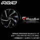 VERSUS STRATAGIA Revolve シリーズ 19インチ サイズ：7 1/2J INSET：55（37） H/P.C.D.：5/114.3 DRILL：Φ29-Φ15 BORE：Φ73.1 カラー：PACカラー
