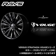 VERSUS STRATAGIA VOUGE シリーズ 18インチ サイズ：7J INSET：55（37） H/P.C.D.：5/114.3 DRILL：Φ29-Φ15 BORE：Φ73.1 カラー：RBカラー