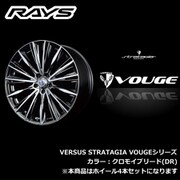 VERSUS STRATAGIA VOUGE シリーズ 18インチ サイズ：7J INSET：48（44） H/P.C.D.：5/100 DRILL：Φ29-Φ15 BORE：Φ65 カラー：DRカラー