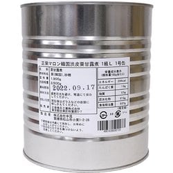 渋皮付　栗甘露煮1号缶（L） [3.5kg]