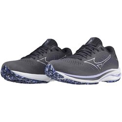 ヨドバシ Com ミズノ Mizuno ウェーブライダー 25 J1gd2103 93 ブラック グレー ブルー 24 0cm ランニングシューズ レディース 通販 全品無料配達