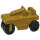 NC-73 Ｎゲージ レイアウト用 小型タイヤローラー イエロー [鉄道模型用品]