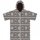 マイクロジップポンチョ DECANT MICRO ZIP PONCHO 010151330004Z ブラック/ホワイト [マリンスポーツ アクセサリ]