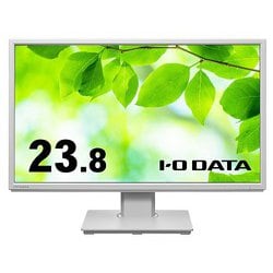 ワイド液晶ディスプレイ/23.8型/1920×1080/広視野角ADSパネル/非光沢/フリースタイルスタンド ホワイト 5年保証 LCD-DF241EDW-F