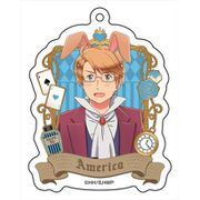 ヘタリア World★Stars アクリルキーホルダー 不思議の国のアリスver. （4）アメリカ [キャラクターグッズ]